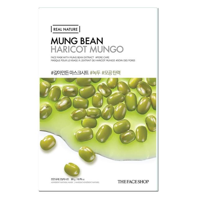 THE FACE SHOP Real Nature Sheet Mask Mung Bean on Productcaster.