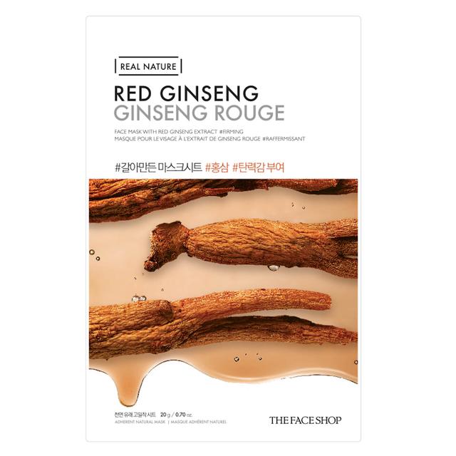 THE FACE SHOP Real Nature Sheet Mask Red Ginseng on Productcaster.