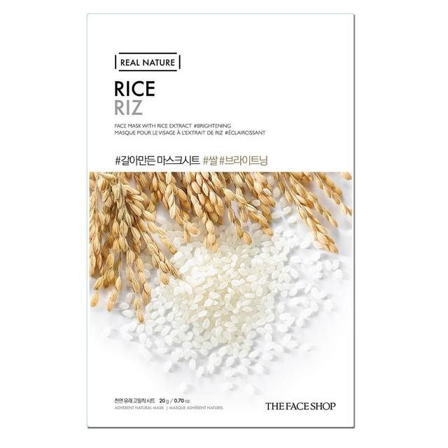 THE FACE SHOP Real Nature Sheet Mask Rice on Productcaster.