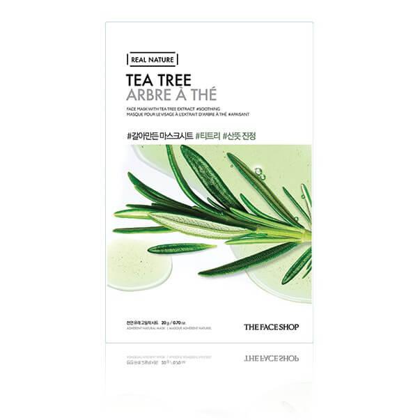 THE FACE SHOP Real Nature Sheet Mask Tea Tree on Productcaster.