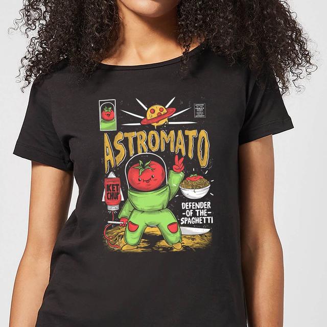 Ilustrata Astromato Women's T-Shirt - Black - XXL - Black on Productcaster.