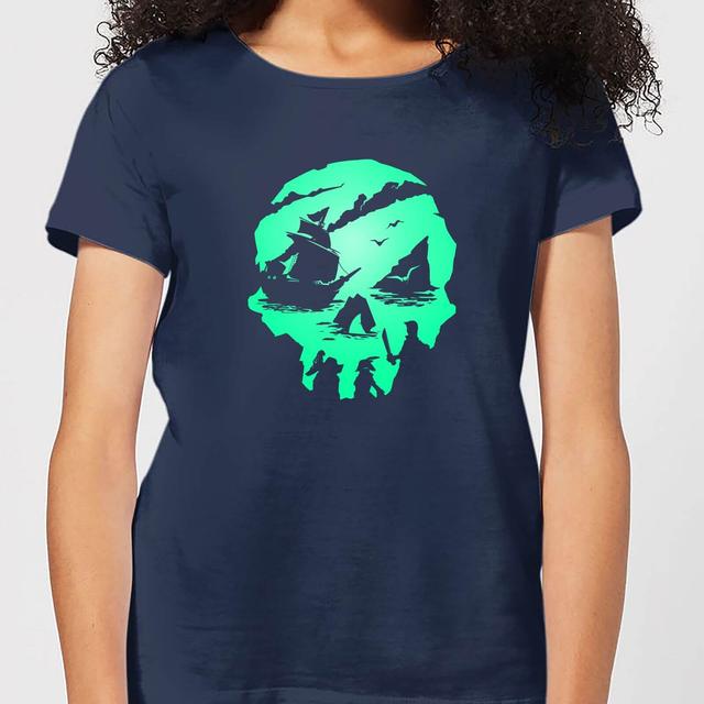 Sea Of Thieves Skull Women's T-Shirt - Navy - M on Productcaster.