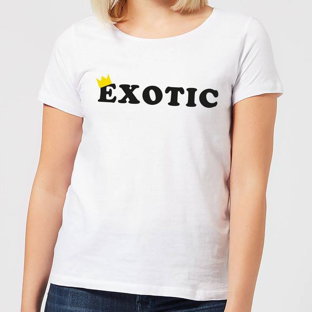 Exotic King Women's T-Shirt - White - L - White on Productcaster.