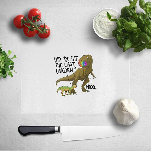 Did You Eat The Last Unicorn? Chopping Board on Productcaster.