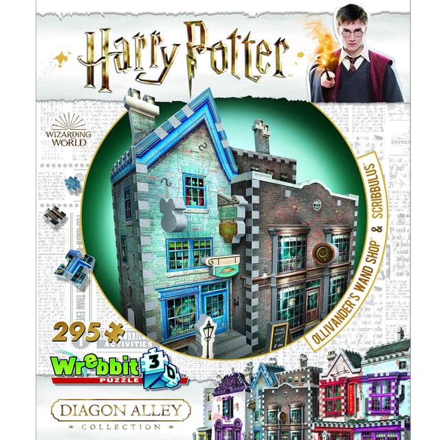 Diagon Alley Collection Ollivanders and Scribbulus 3D Puzzle (295 Pieces) on Productcaster.