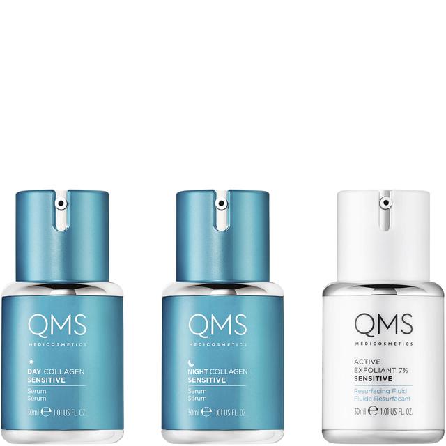 QMS Medicosmetics Collagen System Sensitive 3-Step Routine Set on Productcaster.