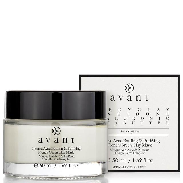 Avant Skincare Intense Acne Battling and Purifying French Green Clay Mask 50ml on Productcaster.