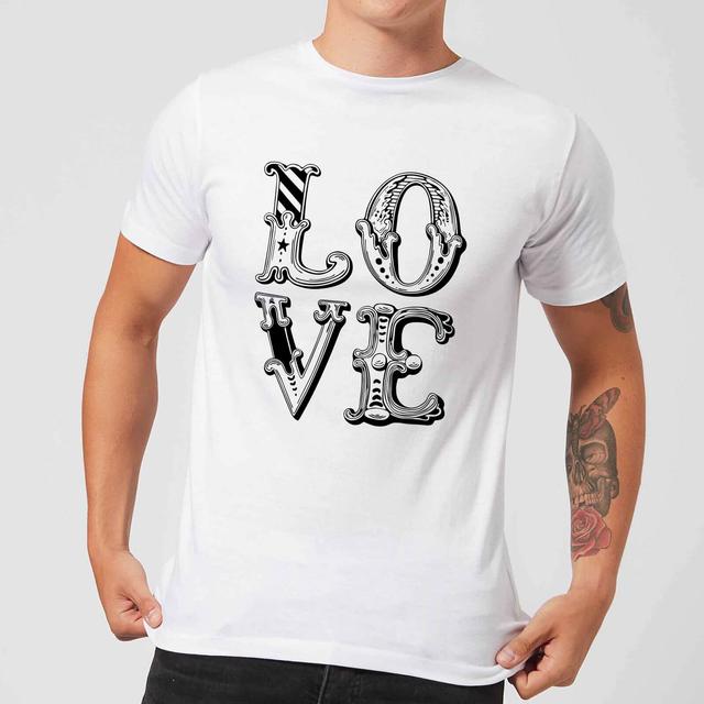 The Motivated Type Love Men's T-Shirt - White - M - Weiß on Productcaster.