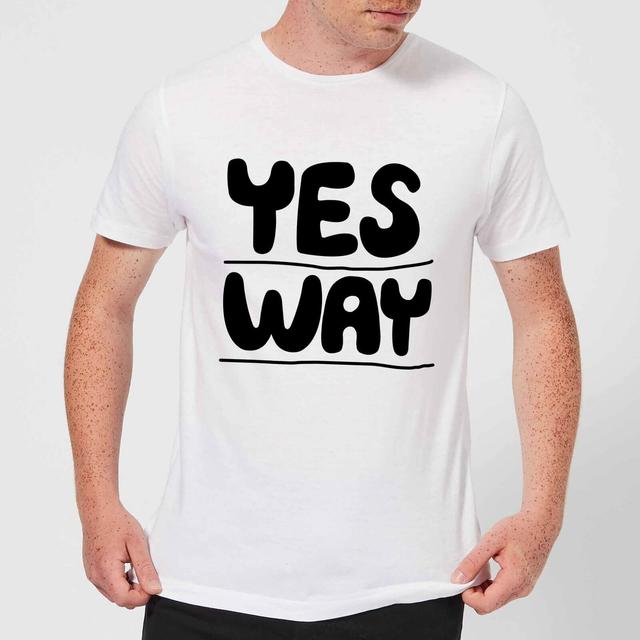 The Motivated Type Yes Way Men's T-Shirt - White - XL - Weiß on Productcaster.