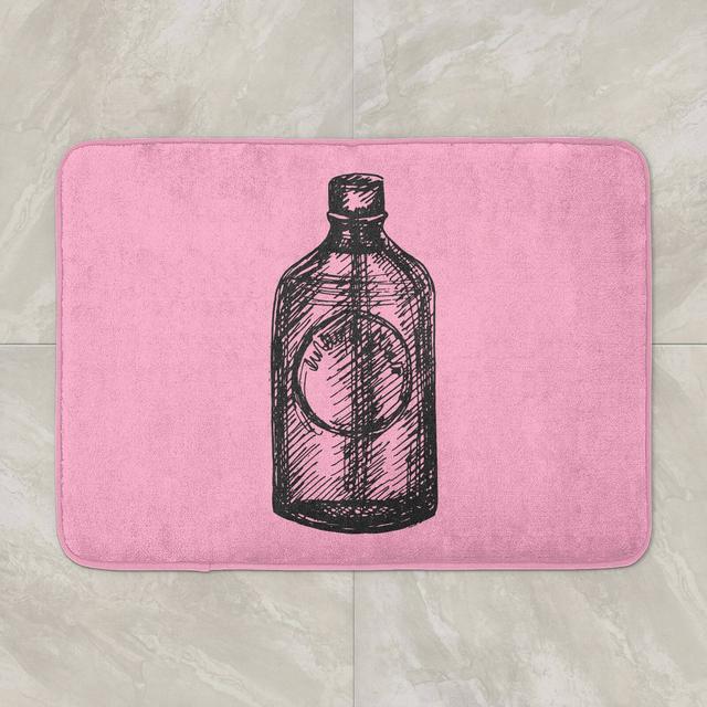 Spirit Bottle Bath Mat on Productcaster.