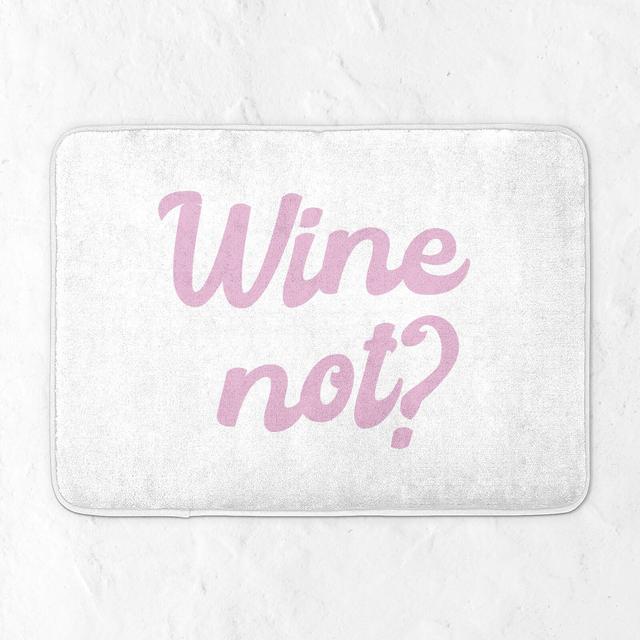 Wine Not? Bath Mat on Productcaster.