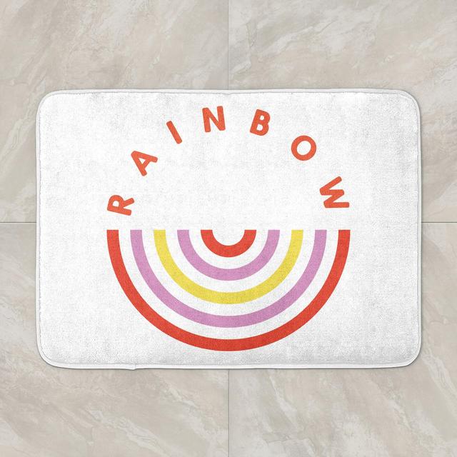 Upside Down Rainbow Bath Mat on Productcaster.