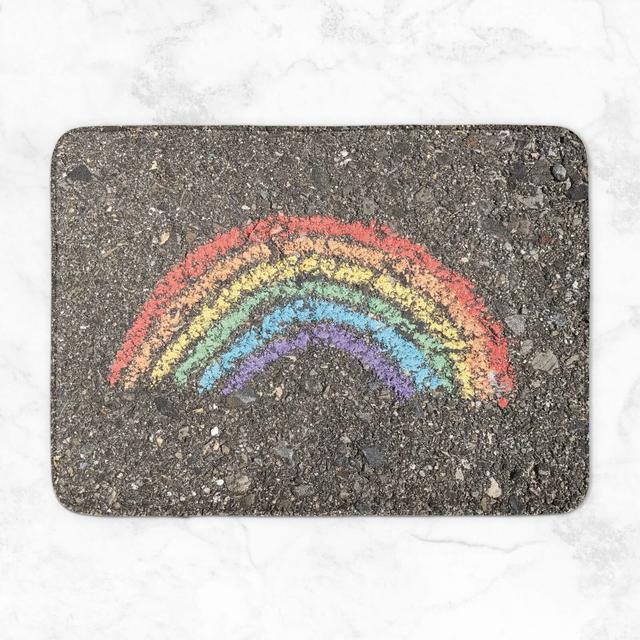 Chalk Rainbow Bath Mat on Productcaster.