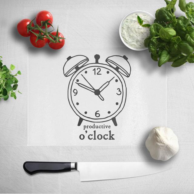 Productive O'Clock Chopping Board on Productcaster.