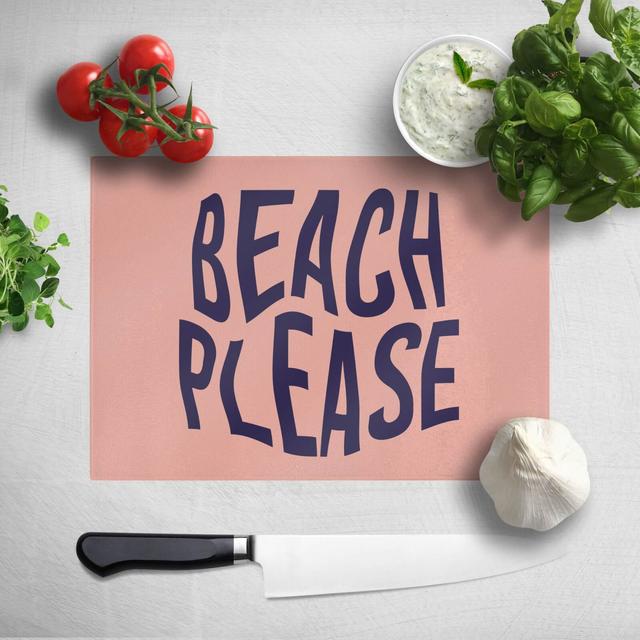 Beach Please Chopping Board on Productcaster.