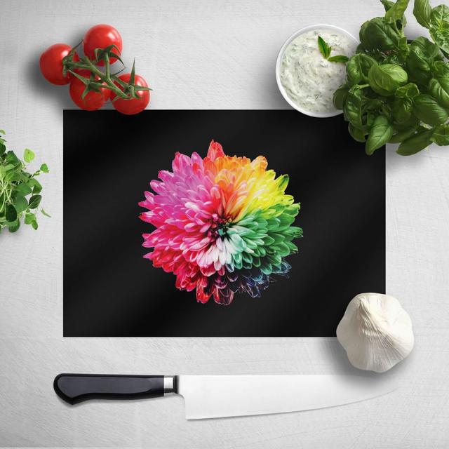 Fluro Flower Chopping Board on Productcaster.