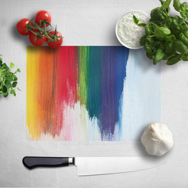 Rainbow Smudge Chopping Board on Productcaster.