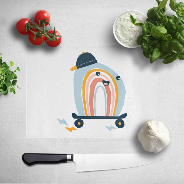 Skating Rainbow Chopping Board on Productcaster.