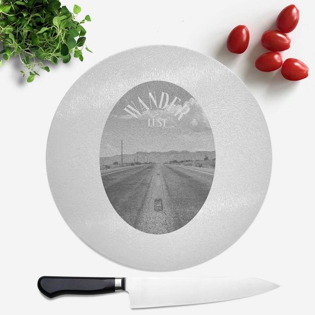 Wanderlust Round Chopping Board on Productcaster.