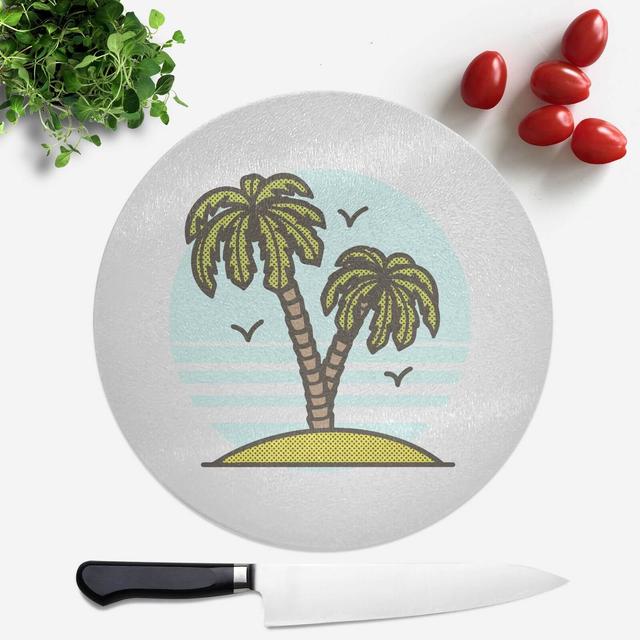 Deserted Island Round Chopping Board on Productcaster.