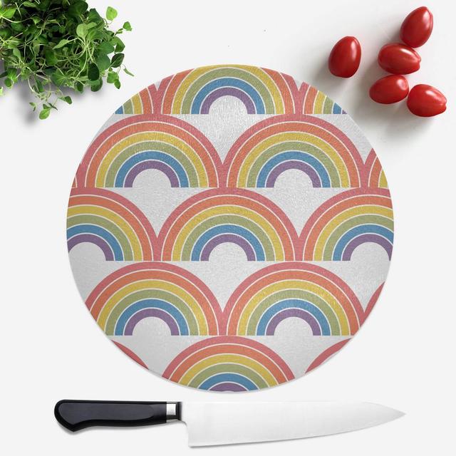 Rainbows Round Chopping Board on Productcaster.