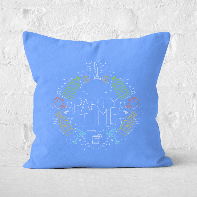 Party Time Square Cushion - 50x50cm - Soft Touch on Productcaster.