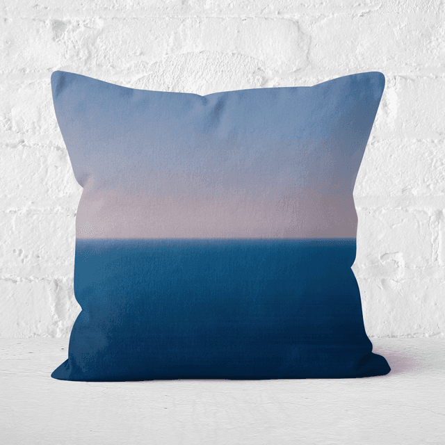 Sunset Cool Tones Square Cushion - 60x60cm - Soft Touch on Productcaster.