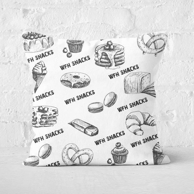 SNACKS Square Cushion - 60x60cm - Soft Touch on Productcaster.