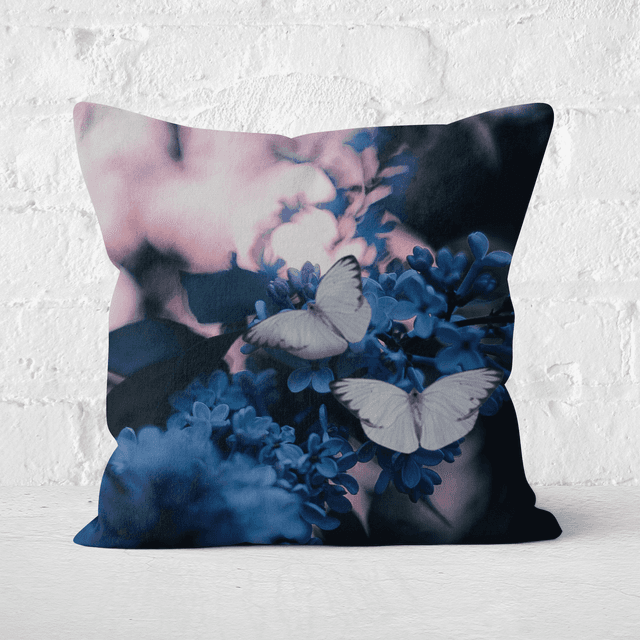 Butterflies Square Cushion - 60x60cm - Soft Touch on Productcaster.