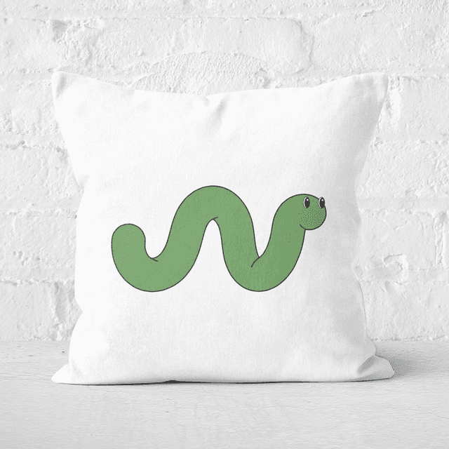 Worm Square Cushion - 60x60cm - Soft Touch on Productcaster.