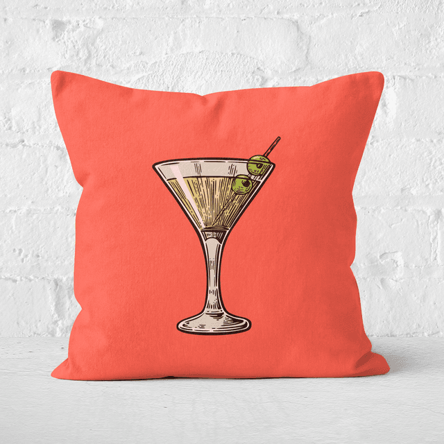 Martini Square Cushion - 50x50cm - Soft Touch on Productcaster.