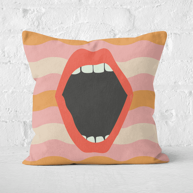 Scream Square Cushion - 60x60cm - Soft Touch on Productcaster.