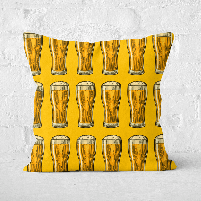 Beers Square Cushion - 50x50cm - Soft Touch on Productcaster.