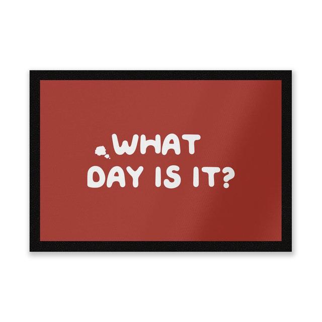 What Day Is It? Entrance Mat on Productcaster.