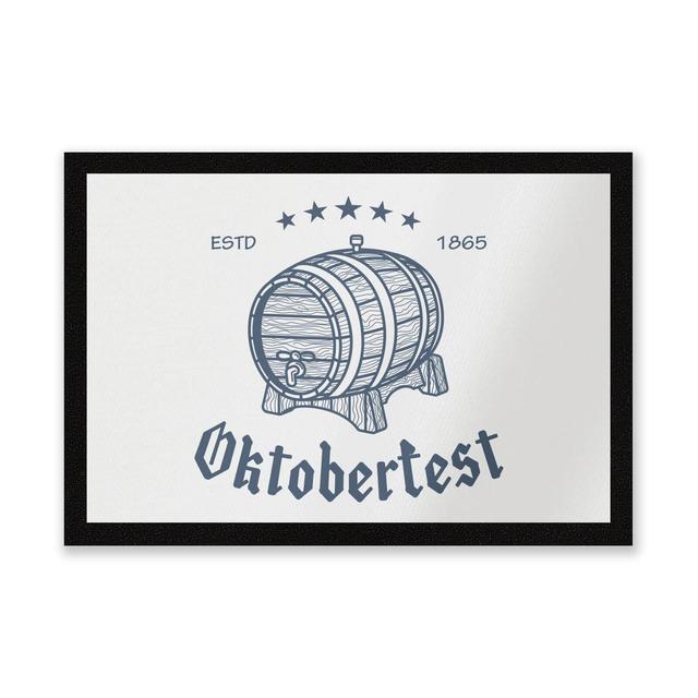 Oktoberfest Barrel Entrance Mat on Productcaster.