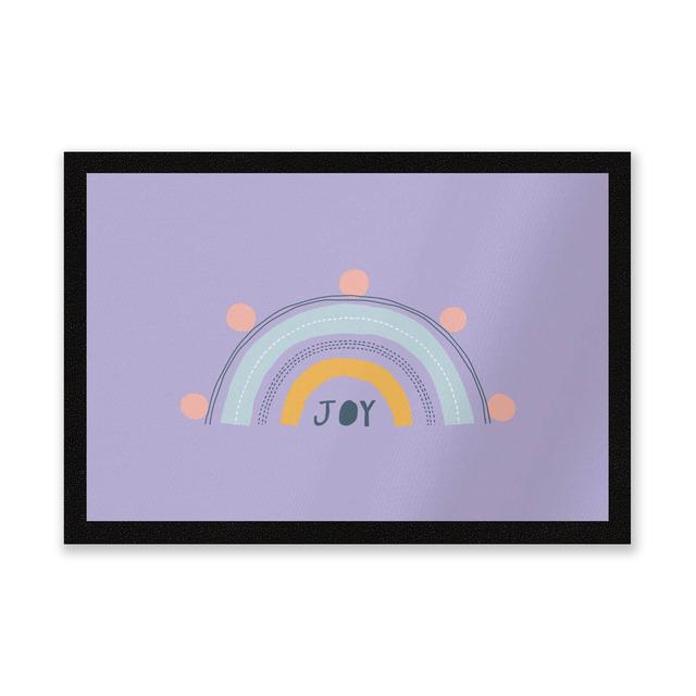 Joy Rainbow Entrance Mat on Productcaster.