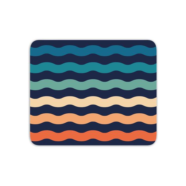 Rainbow Wave Mouse Mat on Productcaster.