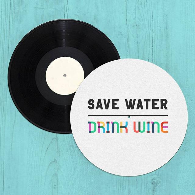 Save Water, Drink Wine Slip Mat Mehrfarbig on Productcaster.