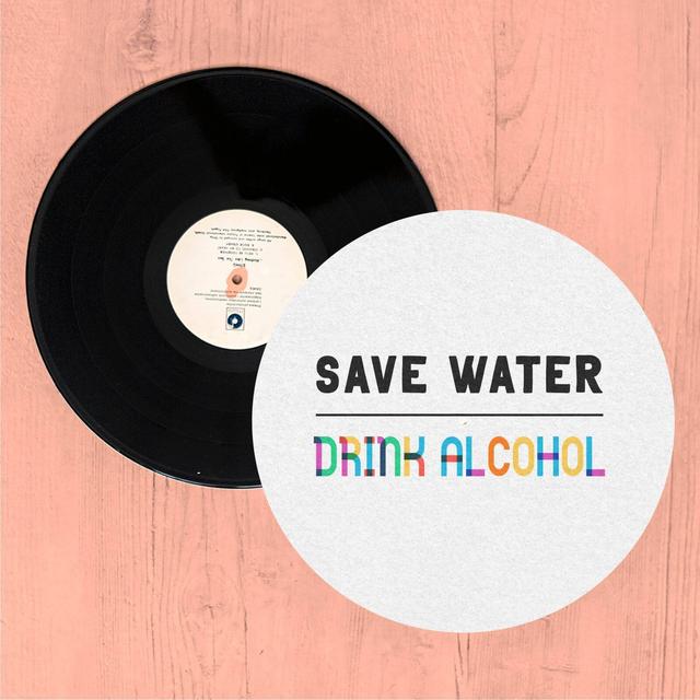 Save Water, Drink Alcohol Slip Mat Mehrfarbig on Productcaster.