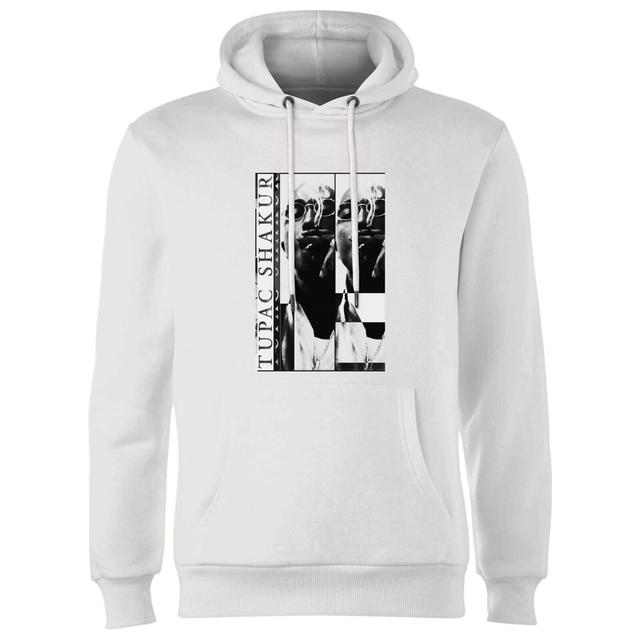 Sudadera capucha Tupac Smoking - Unisex - Blanco - S on Productcaster.