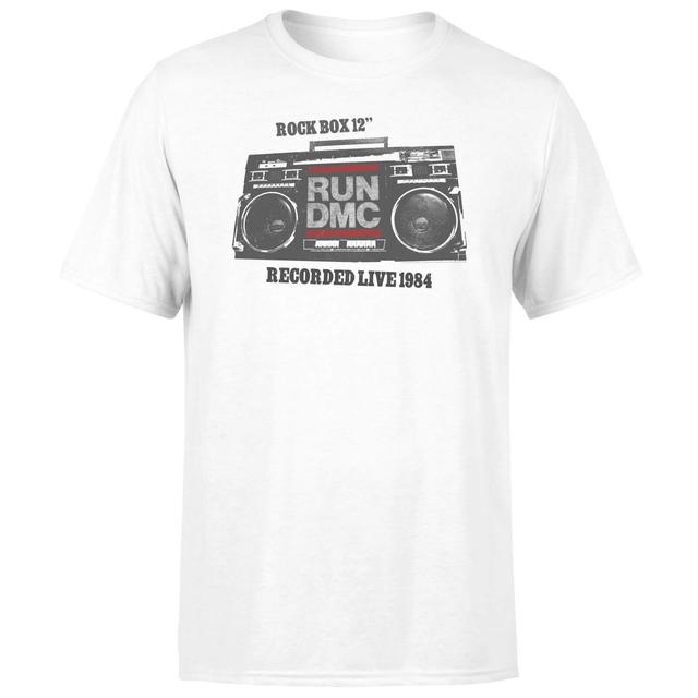 Run DMC Recorded Live 1984 Men's T-Shirt - White - XXL on Productcaster.