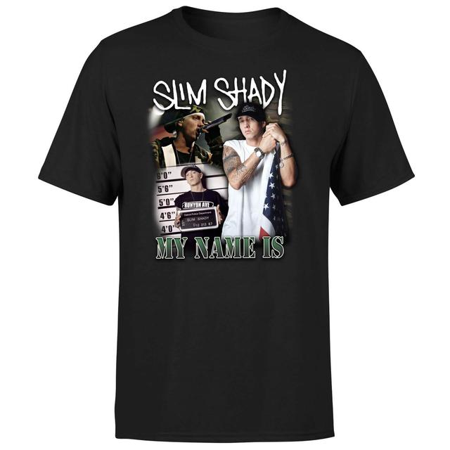 Camiseta My Name Is Slim Shady - Unisex - Negro - XL on Productcaster.