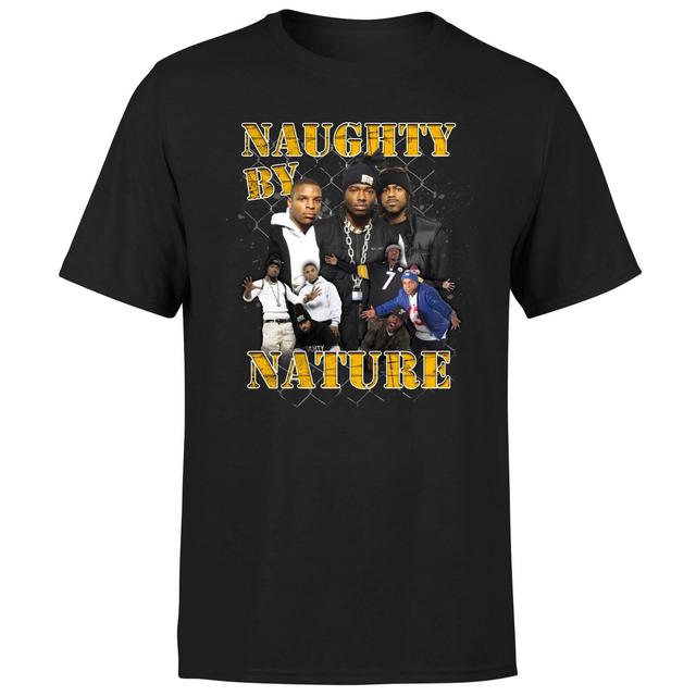 Naughty By Nature Men's T-Shirt - Black - S on Productcaster.