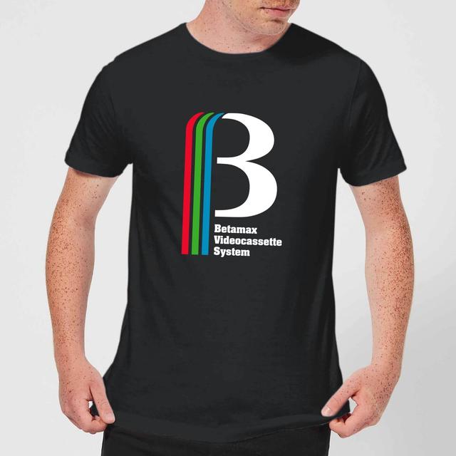 Betamax Logo Men's T-Shirt - Black - XL on Productcaster.