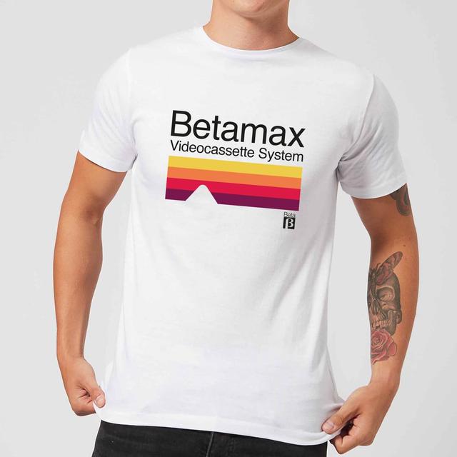 Betamax Cassette System Men's T-Shirt - White - XL on Productcaster.