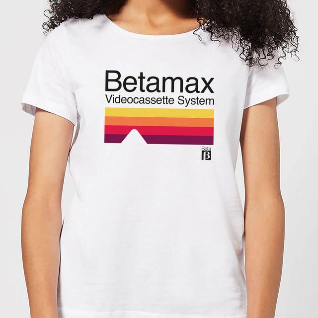 Betamax Cassette System Women's T-Shirt - White - S on Productcaster.