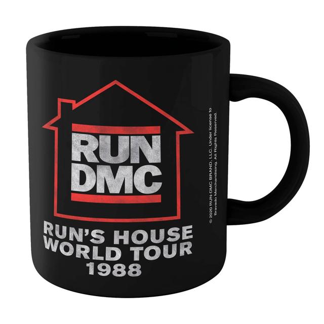 Run's House World Tour 1988 Tasse - Schwarz on Productcaster.