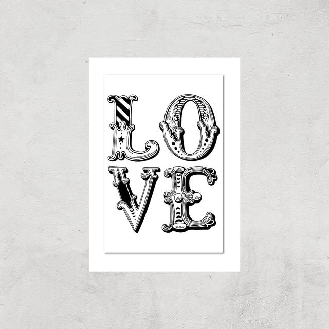 The Motivated Type Love CARNIVAL Giclee Art Print - A4 - Print Only on Productcaster.