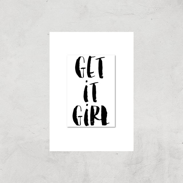 The Motivated Type Get It Girl Giclee Art Print - A3 - Print Only on Productcaster.