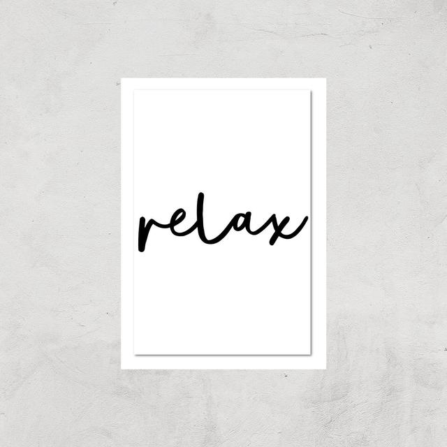 The Motivated Type Relax Giclee Art Print - A4 - Print Only on Productcaster.